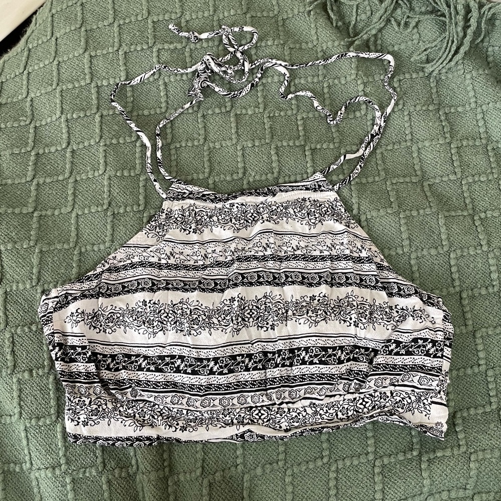 Halter crop top